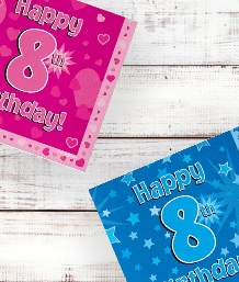 8th Birthday | Age 8 Party Supplies | Decorations | Ideas